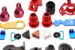 Custom cnc milling&turning machining aluminum parts anodizing color